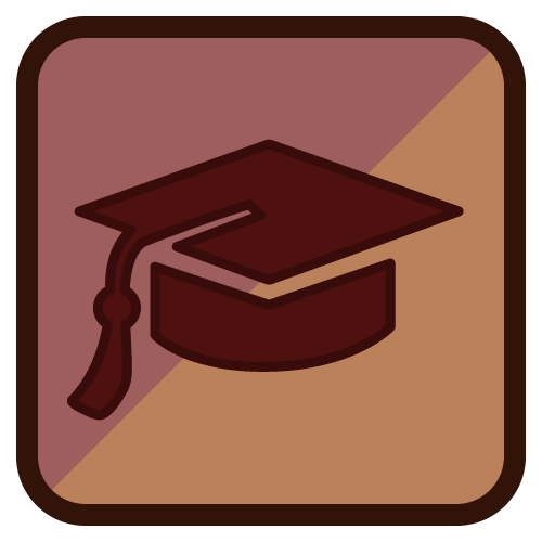 Akademikerhut Icon der Version student