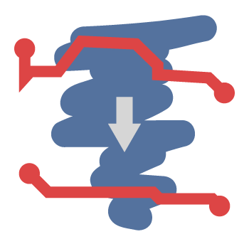 leiterbahn straffen grafik